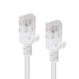 MICROCONNECT U/UTP CAT6 0.15M White Slim (V-UTP60015W-SLIM)