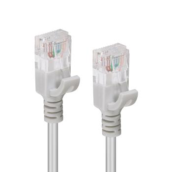 MICROCONNECT U/UTP CAT6 0.15M Grey Slim (V-UTP60015-SLIM)