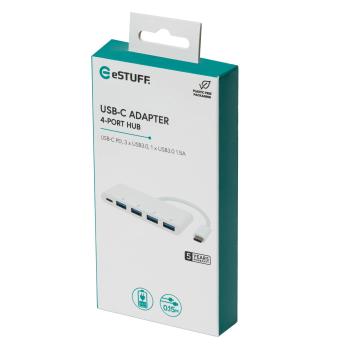 eSTUFF USB-C Charging Hub (ES623007WH)
