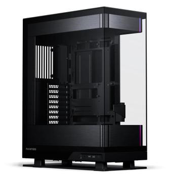 PHANTEKS Evolv X2 Case Brushed Black Mid Tower (sort) ATX, Micro-ATX,  Mini-ITX, E-ATX (opp til 280mm bred), Herdet Glass (PH-ES524XTG_DBK01)