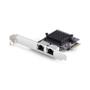 STARTECH 2-Port 5G Gigabit PCIe Ethernet Adapter Kaart, 5G/2.5G/1G/100M/10M PCI Express Netwerkkaart, Realtek RTL8126, Windows en Linux, TAA Compliant