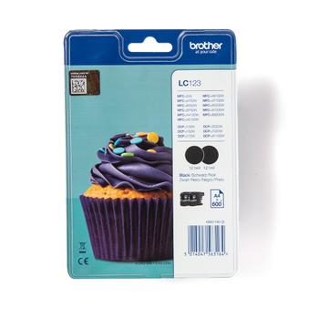 BROTHER LC123BKBP2DR BRO MFCJ4510DW(2) (LC123BKBP2DR)