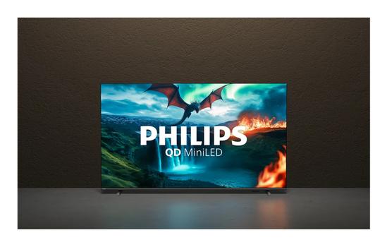 PHILIPS 55" MLED810/ 12 QD Smart MiniLed TV (2025) 4K, UHD, MiniLed, Titan OS, HDR, Dolby Atmos (55MLED810/12)