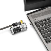 Kensington ClickSafe Universal Combination Laptop Lock - sikkerhetskabellås (K68105EU)