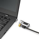 Kensington ClickSafe Universal Combination Laptop Lock - sikkerhetskabellås (K68105EU)