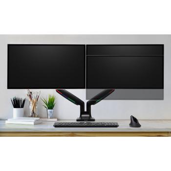 KENSINGTON One-Touch Height Adjust Dual MonitArm (K59601WW)