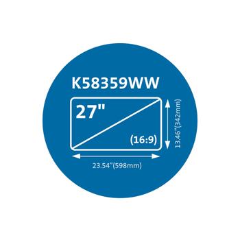 KENSINGTON MAGPRO PRIVACYFILTER FOR 27IN MONITORS ACCS (K58359WW)