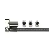 Kensington Universal 3-in-1 Keyed Laptop Lock - Standard Keyed - sikkerhetskabellås (K62318WW)