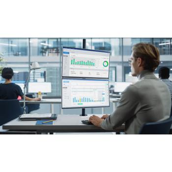 KENSINGTON Vertical Stacking Dual Arm (K53802WW)