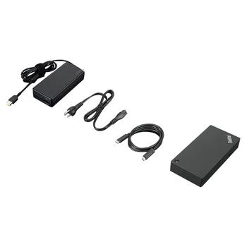 LENOVO 40AY0135UK laptop dock & poortreplicator Bedraad USB 3.2 Gen 1 (3.1 Gen 1) Type-C Zwart (40AY0135UK)