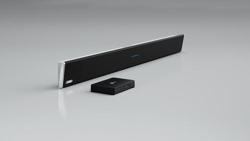 NUREVA enkel Mikrofonlydplanke med Gen2 connect modul, sort (HDL310-B)