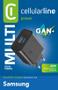 CELLULAR LINE CL Dual Charger Samsung 45W Black DUAL SUPER FAST CHARGER is the ideal wal (ACHSMUSB2PD45WK)