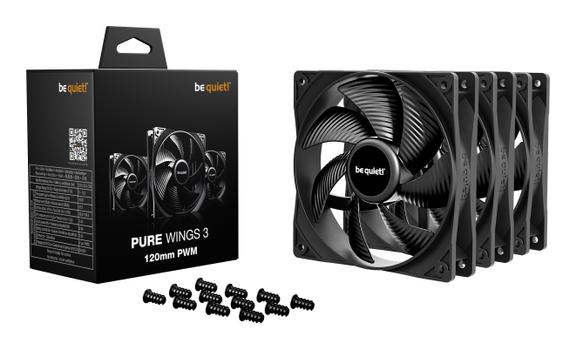 BE QUIET! PURE WINGS 3 120mm PWM, 3-pack (BL141)