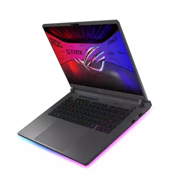 ASUS ROG Strix G16 G615LW-S5024W Intel Core Ultra 9 275HX Laptop 40,6 cm (16) Berøringsskærm Fuld HD 32 GB DDR5-SDRAM 1 TB SSD NVIDIA GeForce RTX 5080 Wi-Fi 7 (802.11be) Windows 11 Home Tysk Grøn, Grå (90NR0LG2-M000Z0)