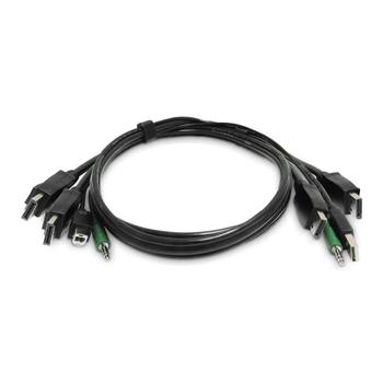 STARTECH Dual-DisplayPort KVM Cable USB 2.0 TAA (SK2DPMMKVM06-TAA)