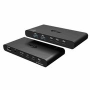 I-TEC USB-C KVM DOCKING STATION FOR 3 HOSTS DUAL DISPLAY POWER DELIVERY 1X 92W/2X 65W UK VERSION NS