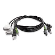 STARTECH StarTech.com - Adapter cable - TAA Compliant - USB Type A, DVI, 3.5mm audio jack male to HDMI, USB Type B, 3.5mm audio jack male - 1.8 m