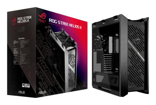 ASUS ROG STRIX HELIOS II GX601S EATX mid-tower gaming case with dual TG side panels - Black (90DC00W0-B39000)