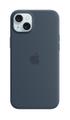 APPLE IPHONE 15 PLUS SILICONE CASE WITH MAGSAFE - STORM BLUE ACCS