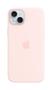 APPLE IPHONE 15 PLUS SI CASE LIGHT PINK-ZML