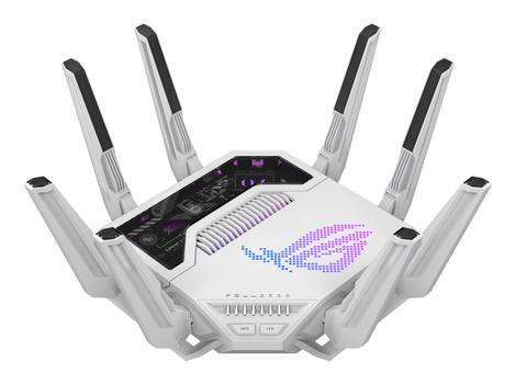 ASUS ROG Rapture GT-BE19000AI Tri-band WiFi 7 AI Gaming Router (90IG09S0-MO9A0V)