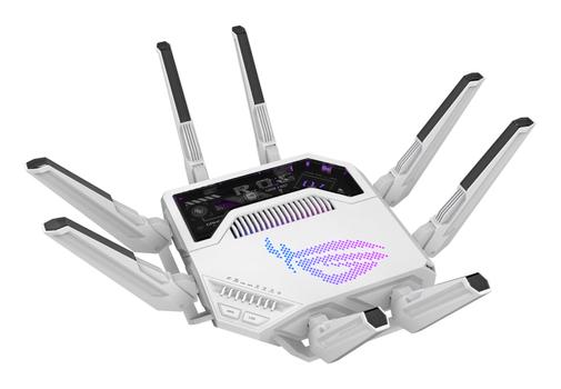 ASUS ROG Rapture GT-BE19000AI Tri-band WiFi 7 AI Gaming Router (90IG09S0-MO9A0V)