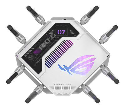 ASUS ROG Rapture GT-BE19000AI Tri-band WiFi 7 AI Gaming Router (90IG09S0-MO9A0V)