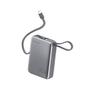 4smarts Power Bank Pocket Dual Cord 20000mAh 22.5W, spacegrey