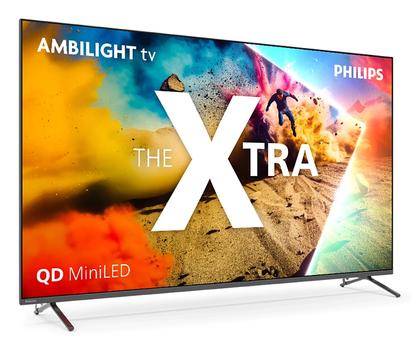 PHILIPS 75" MLED950/ 12 The Xtra QD MiniLed Smart TV (2025) Ambilight Plus, 4K, UHD, MiniLED, Titan OS, 144hz, Dolby Vision, Dolby Atmos (75MLED950/12)