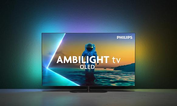 PHILIPS 65" OLED810/ 12 OLED Smart Ambilight AI TV (2025) Ambilight Plus, 4K, 144hz. UHD, OLED, Google TV (65OLED810/12)