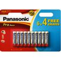 PANASONIC Pro Power Aaa 6+4 Single-Use 
