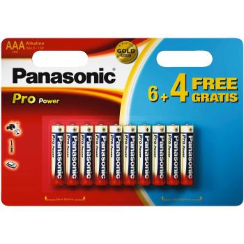 PANASONIC Pro Power Aaa 6+4 Single-Use  (LR03PPG/10BW 6+4F)