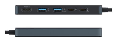 TARGUS HyperDrive Flex 5 Port USB-C Hub Black (HD4101BKGL)