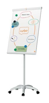 NOBO Premium Plus Mobile Steel Magnetic Whiteboard Easel 1.86m - 1915702 DD (1915702)