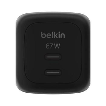 BELKIN 67W USB-C GaN Dual Wall  (WCH020kqBK)