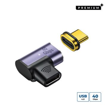 MicroConnect Magnetic USB-C Adapter 90ø (MC-USB4CCMF-MAGNETIC)
