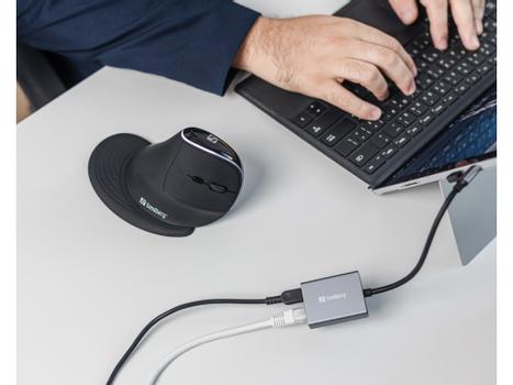 SANDBERG USB-C Gigabit Adapter PD100W (136-60)
