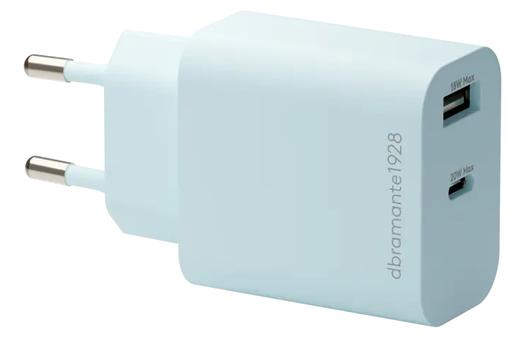 DBRAMANTE1928 DBRAMANTE WALL CHARGER USB-C 20W+USB A 18W BLU CHAR (CH18EUBL7205)