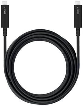 SHARP / NEC | USB-C - USB-C | 2.0 | 5m | Svart (100016091)