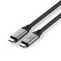 SATECHI USB4 Pro V2 Cable 1.2 m - Ultra-fast data transfer 80 Gbps, 240 W charging, 16K video - Black (ST-YU4120K)