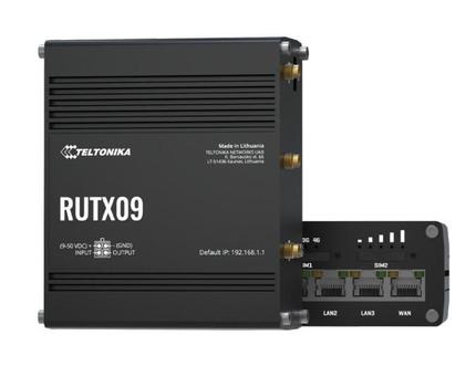 TELTONIKA RUTX09 Industrial LTE Modem Router Cat6 Only LAN 300Mbps Down/ 42Mbps UP (RUTX0920B200)
