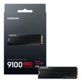 Samsung 9100 Pro 2TB SSD PCIe 5.0 SSD Gen5 x4 NVMe M.2 Heatsink (MZ-VAP2T0CW)