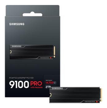 SAMSUNG 9100 PRO M.2 NVMe Gen5 2TB heatsink (MZ-VAP2T0CW)