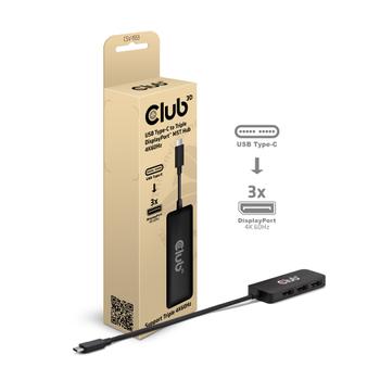 CLUB 3D Interface Hub Usb Type-C Black (CSV-1553)