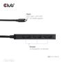 CLUB 3D Interface Hub Usb Type-C Black (CSV-1553)