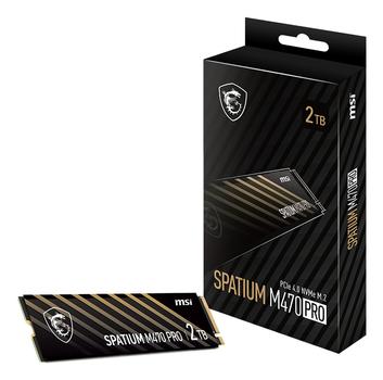 MSI SPATIUM M470 PRO PCIe 4.0 NVMe M.2 2TB (SPATIUM M470 PRO PCIe 4.0 NVMe M.2)