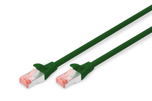 DIGITUS Patchkabel RJ45 S/FTP Cat6 2.00m grün Hebelschutz (DK-1644-020/G)