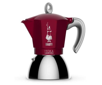 BIALETTI Mokka-Kanne 0,2 l Moka Induktion rot (0006944)