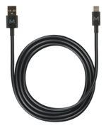 MOBILIS Energia Cable - USB A /ÿ USB C - 1m - Black
