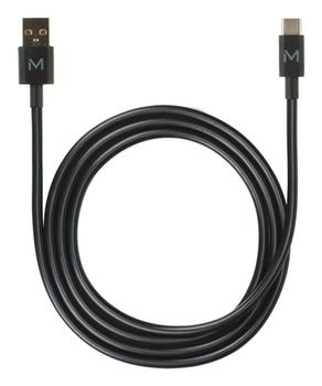 MOBILIS ENERGIA CABLE - USB A / USB C 1M - BLACK CABL (020013)